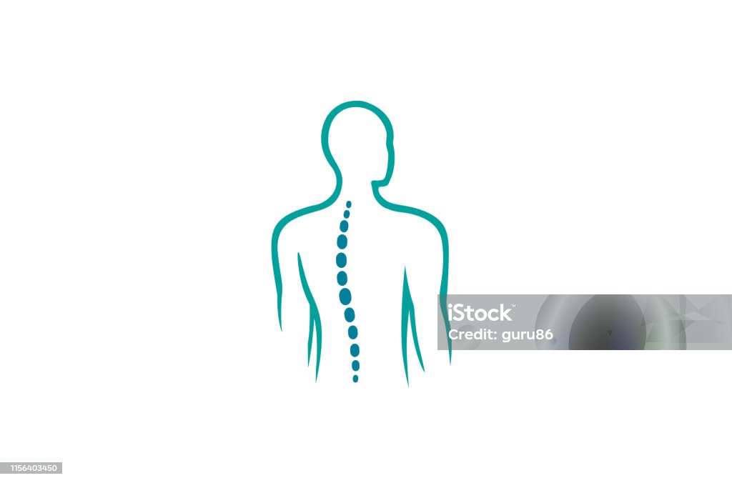 Creative Chiropractic Back Spine  Design Vector Symbol Illustration Spine - Body Part stock vector Creative Chiropractic Back Spine  Design Vector Symbol Illustration Spine - Body Part stock vector