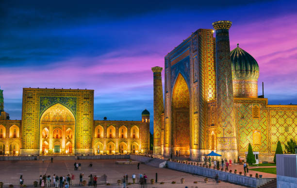 istock Registan, an old public square in Samarkand, Uzbekistan 1156403460