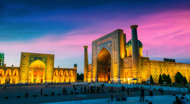 istock Registan, an old public square in Samarkand, Uzbekistan 1156403482