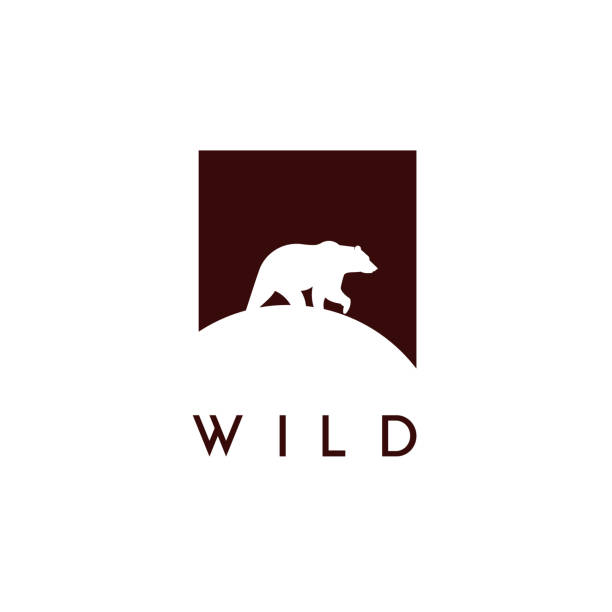 Bear Icon Bear For Wild Symbol bear face stock illustrations