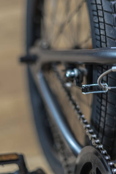 istock black metallic BMX bike 1156413378