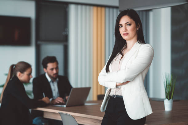 istock Strong willed businesswoman 1156418012