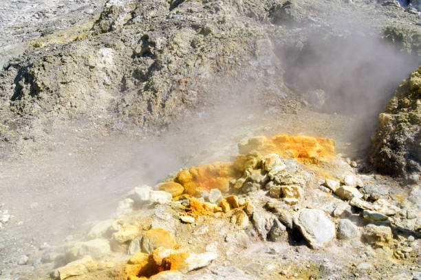 istock Fumarole in the Solfatara crater in the Phlegraean Fields in Italy 1156426139