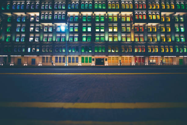 istock View Of Illuminated Building At Night 1156428349