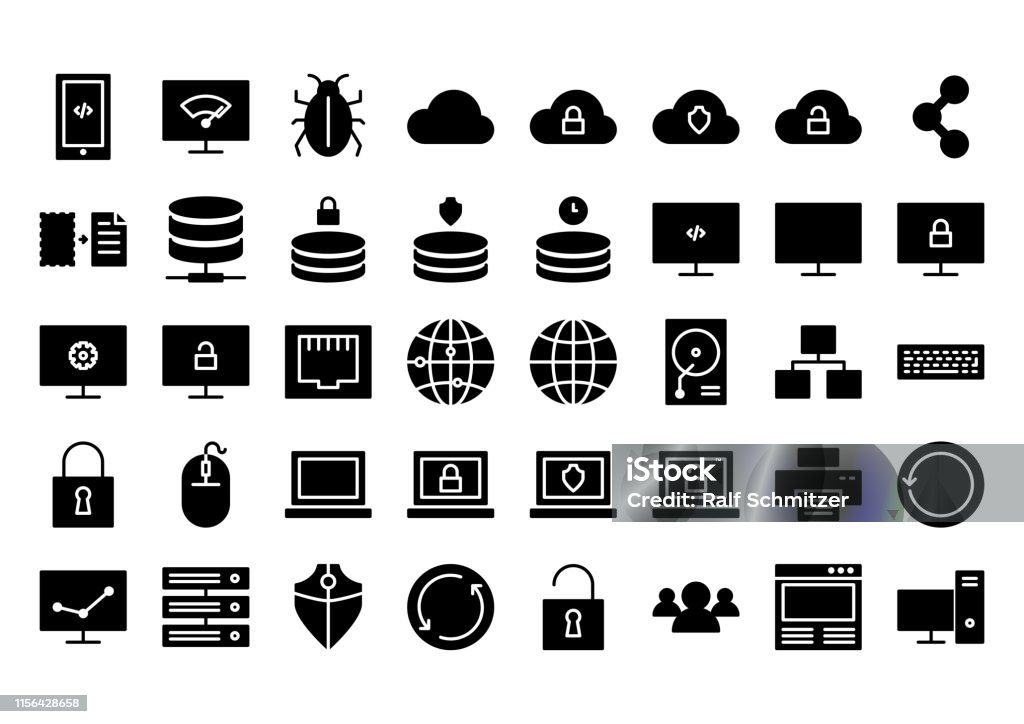 Svg Service Computer Icon Computer Service Stock Illustration - Download Image Now - Computer ...