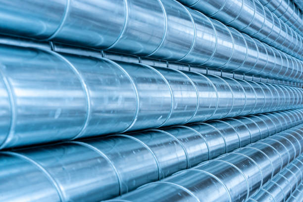 istock Full Frame Shot Of Pipes 1156434668