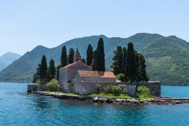 istock Natural islet with Saint George Benedictine monastery. Kotor Bay. Montenegro 1156434999
