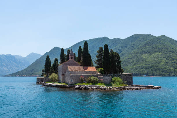 istock Natural islet with Saint George Benedictine monastery. Kotor Bay. Montenegro 1156435069