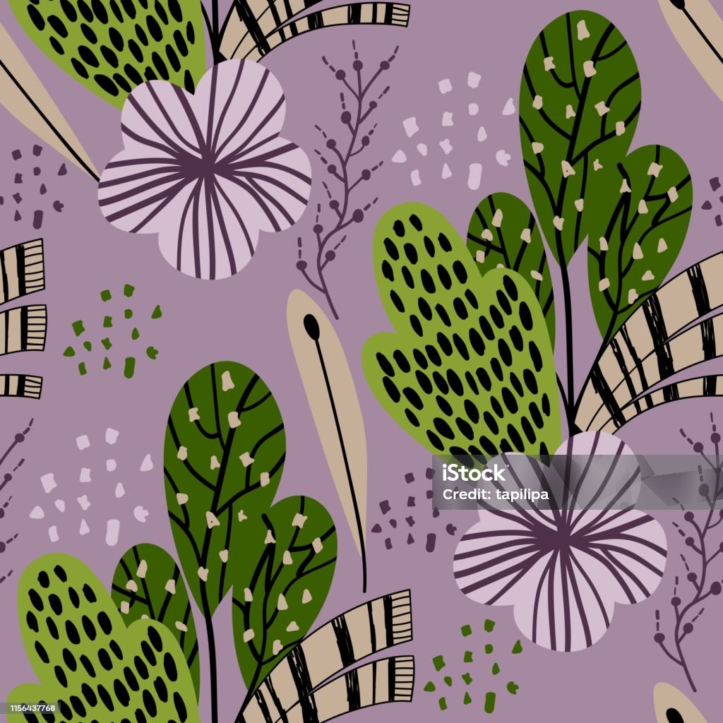 Vector Spring Pattern Stock Illustration - Download Image Now ...