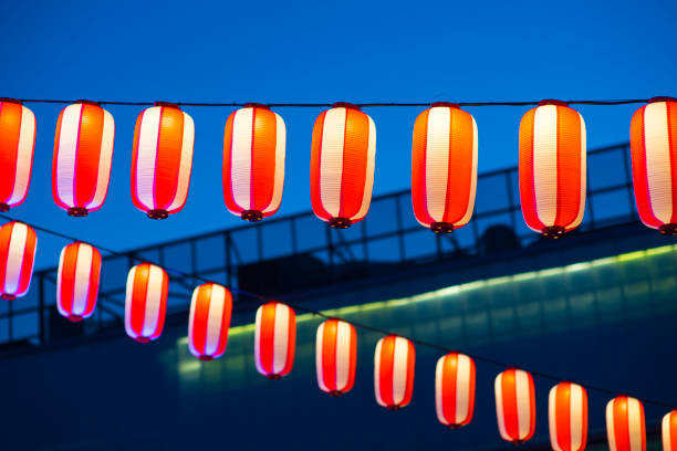 istock Chinese new year lanterns in china town 1156439102