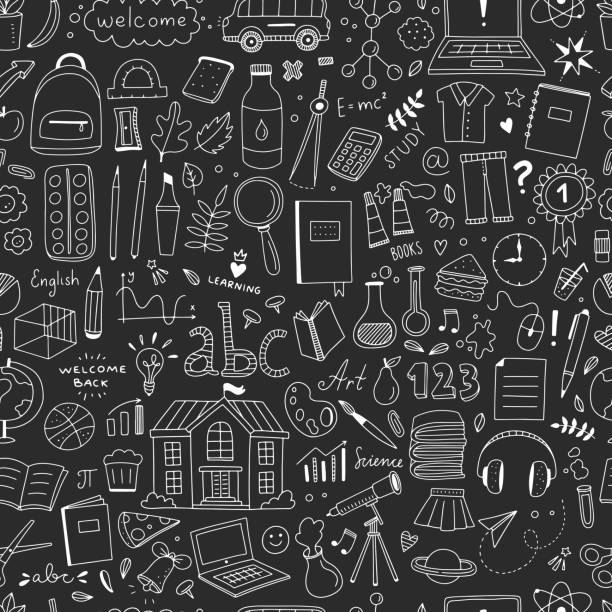 4,100+ Back To School Computer Background Stock Illustrations, Royalty ...