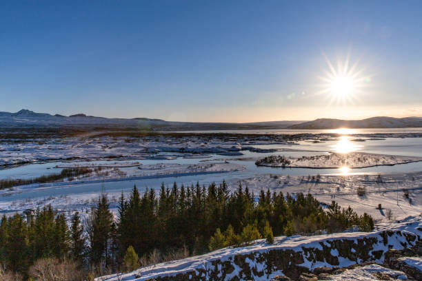 istock Thingvellir National Park during winter, Iceland 1156443428