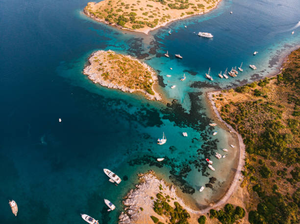 istock Aerial View Aquarium Bay at Bodrum 1156446239