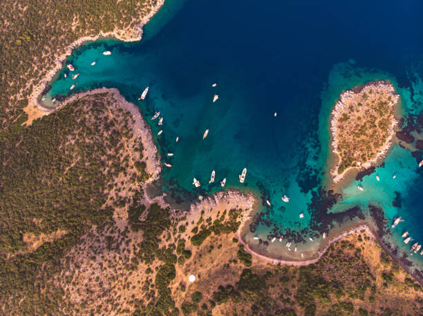 istock Aerial View Aquarium Bay at Bodrum 1156446530