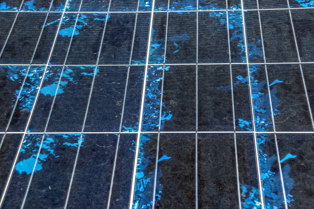 istock Detail of Solar panel, Photovoltaic, Alternative electricity source, Solar panel texture 1156448032