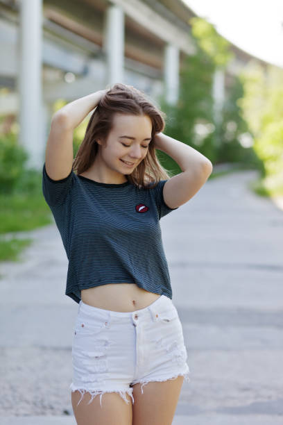 istock Portrait close-up beautiful young girl 1156451817