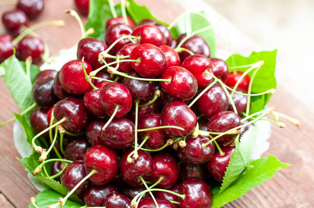 istock Fresh sweet cherries in plate 1156452029