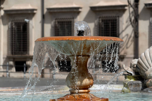 istock Fontain in Rome Piazza Colonna Place 1156452351