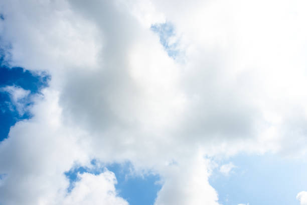 istock Blue sky white cloud white background. Beautiful sky and clouds in the afternoon. 1156458889
