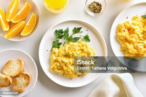 Scrambled Eggs from One Egg on a Plate +transparent Background, Png Stock  Photo - Image of chicken, transparent: 136758008