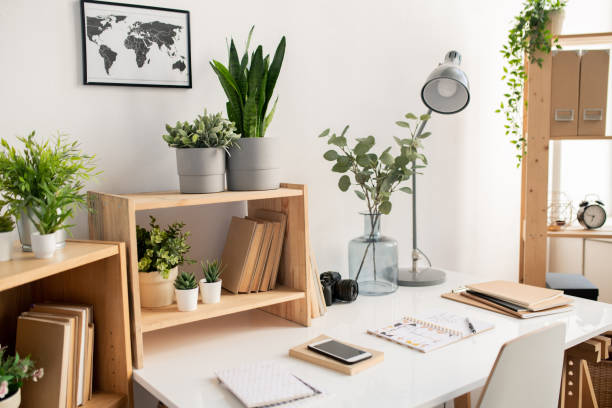 istock Workplace of office employee 1156465742
