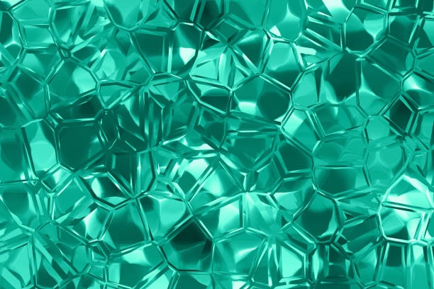 petrol mint grün smaragd diamant kristall gradient hintergrund abstrakte quarz mineral edelstein textur - beryll mineral stock-fotos und bilder