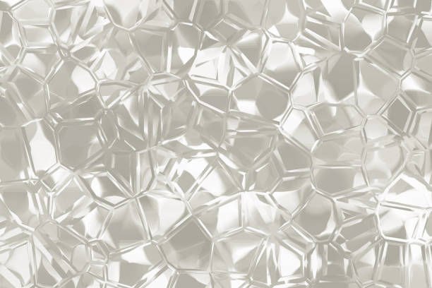 silber weiß diamant kristall perle grau urlaub hintergrund abstrakte quarz mineral edelstein textur - frosted glass glass textured crystal stock-fotos und bilder