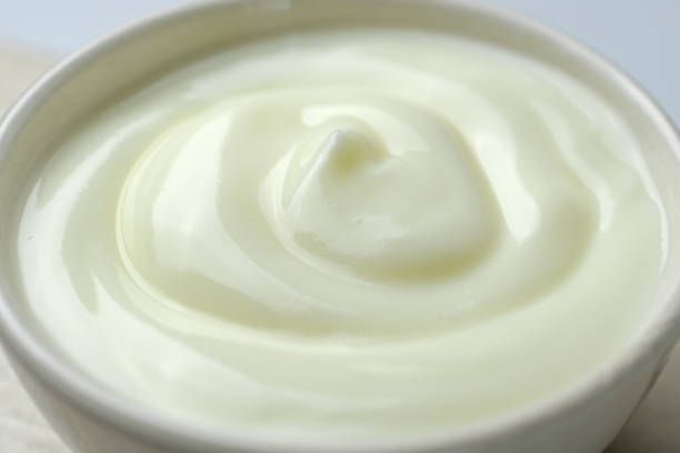 istock Bowl of sour cream yogurt 1156475145
