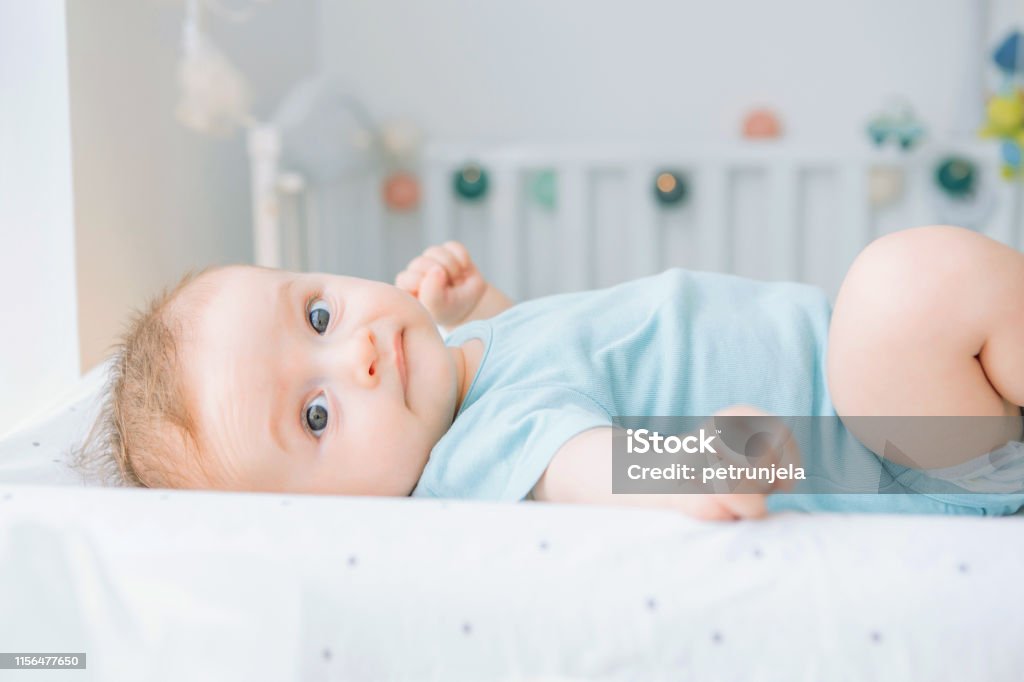 Baby Boy Stock Photo - Download Image Now - Baby - Human Age, Baby Changing  Mat, 2-5 Months - iStock