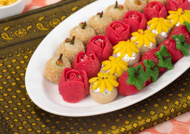 Group of Indian Dryfruits Sweet food