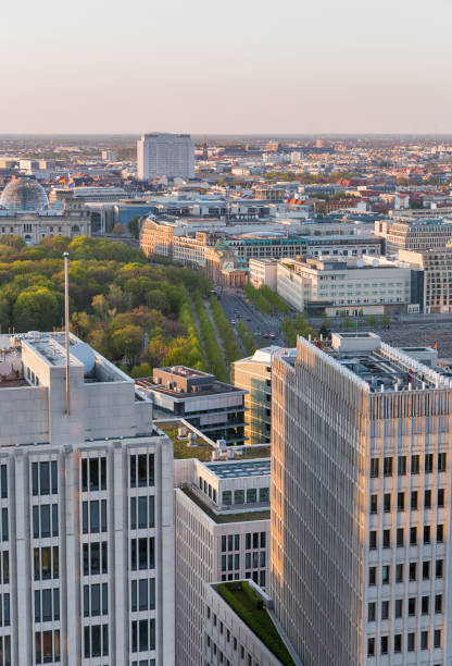 istock Berlin evening aerial cityscape, Germany. 1156486366
