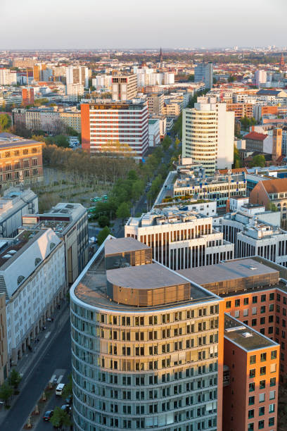 istock Berlin evening aerial cityscape, Germany. 1156486380