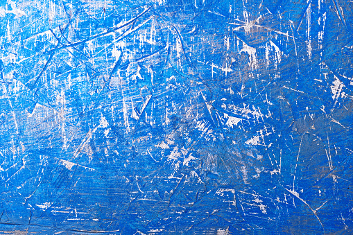 Blue Abstract Background With Scratches Empty Surface With Pronounced ...