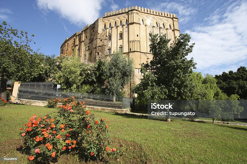 Palermo - Foto de stock de Palazzo dei Normanni libre de derechos