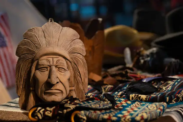 Photo of Attributes of Native American Culture at a Native American Festival