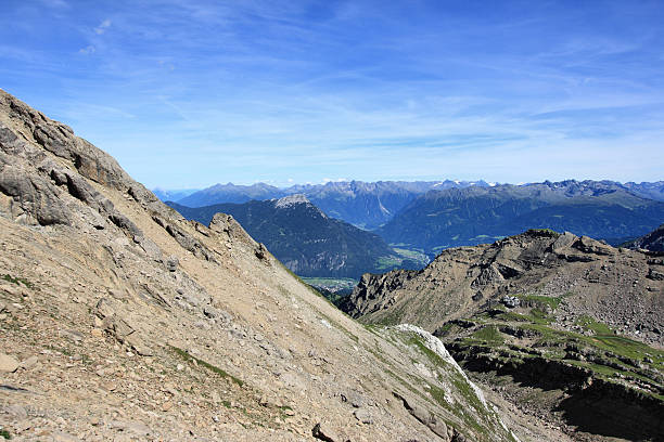 tirol - lechtaler alps stock-fotos und bilder