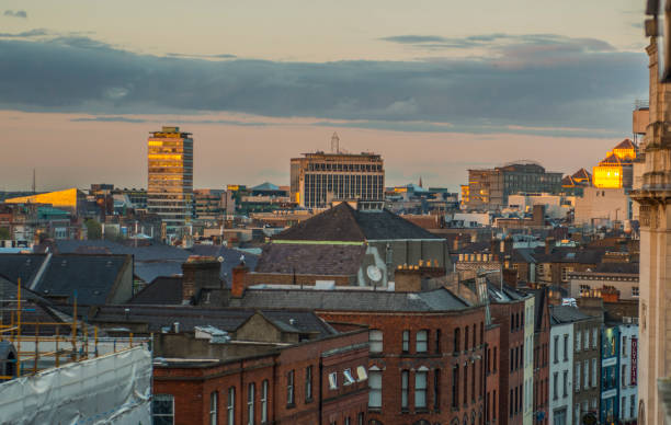 istock Dublin city skyline at dusk in spring 1156495023
