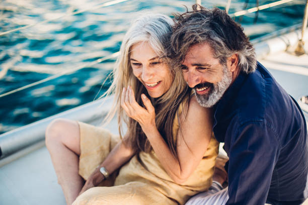 istock Older man hugging a woman 1156502123