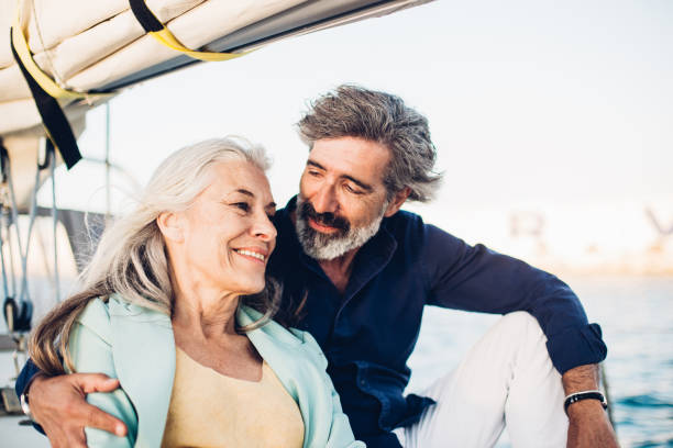 istock Man looking at the woman he is huging 1156502171