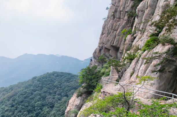 istock Sanhuang Plank walkway Songshan 1156502591