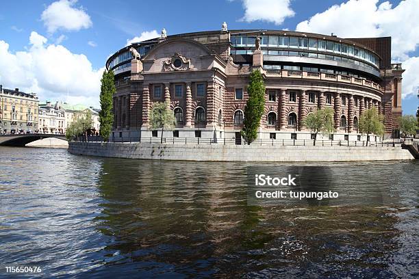 Stockholm Parliament Stock Photo - Download Image Now - Architecture, Building Exterior, Built Structure