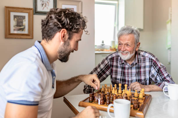 istock Looks like he's going in for checkmate 1156506955