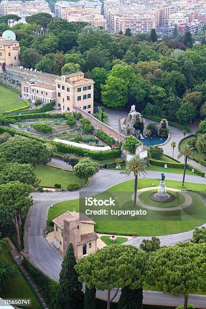 Vatican Stock Photo - Download Image Now - Gardens of Vatican City, Aerial View, Architecture