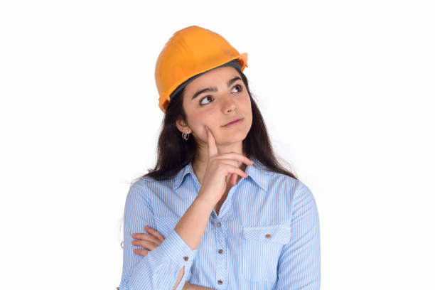 istock Portrait of a beautiful female architect 1156510123