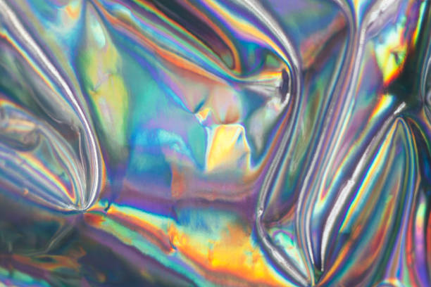 istock Holographic iridescent abstract blurred surface. Holographic gradient. 1156515138