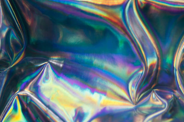 istock Holographic iridescent abstract blurred surface. Holographic gradient. 1156515140