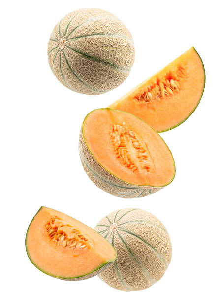 istock melons with slices isolated on a white background 1156517556