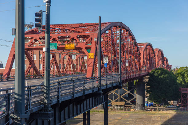 istock Broadway bridge in Portland 1156518365