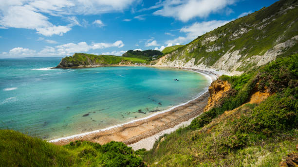 istock Lulworth Cover Man O'War Beach, Dorset England 1156522088