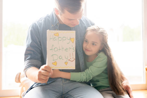 istock Loving daughter hugging daddy on father day 1156522189